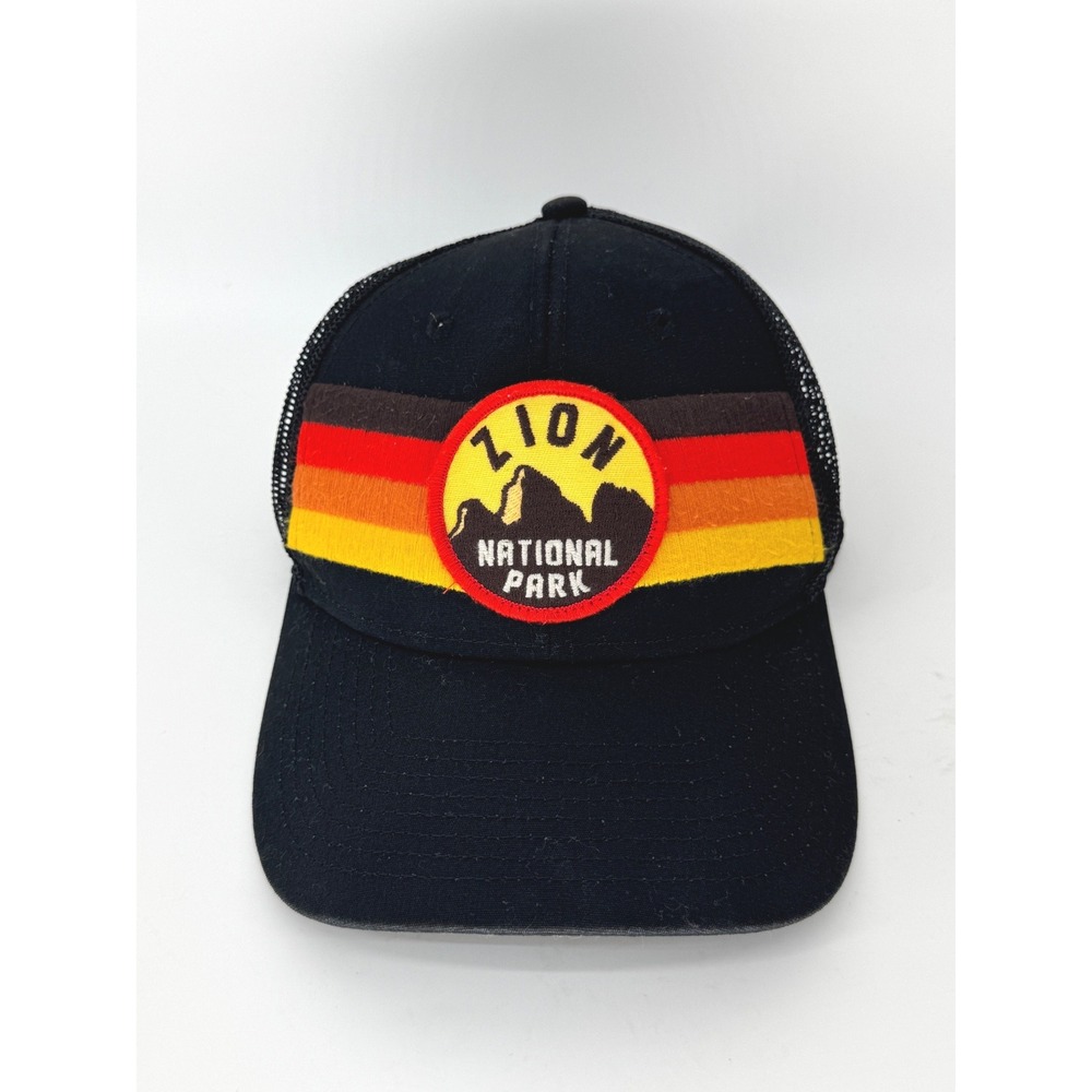 Zion National Park Snapback American Needle Trucker Hat Men OSFA Black